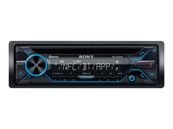 Sony MEX-N4200BT - car - CD receiver - in-dash unit - Single-DINSony MEX-N4200BT - car - CD receiver - in-dash unit - Single-DIN, , hi-res