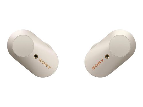 Sony WF-1000XM3 - true wireless earphones with mic, Silver, hi-res