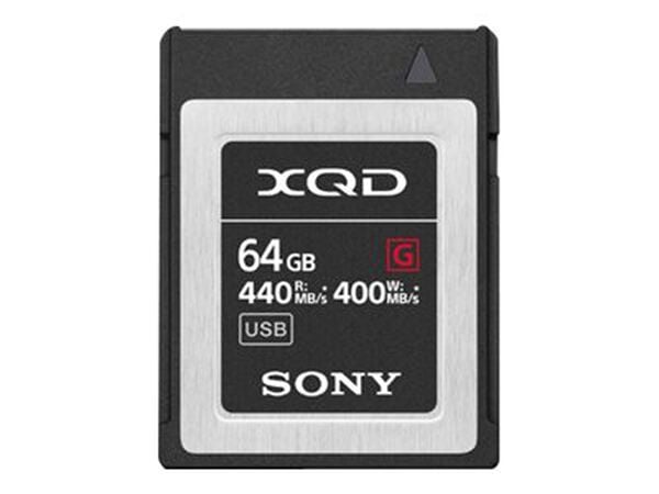 Sony G-Series QDG64F - flash memory card - 64 GB - XQDSony G-Series QDG64F - flash memory card - 64 GB - XQD, , hi-res