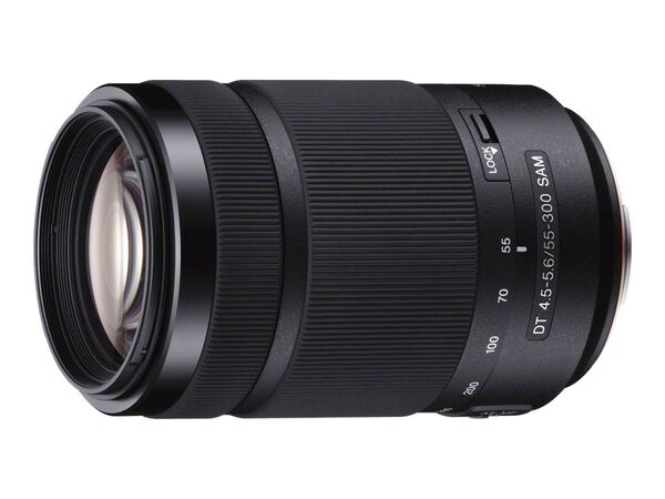 Sony SAL55300 - telephoto zoom lens - 55 mm - 300 mmSony SAL55300 - telephoto zoom lens - 55 mm - 300 mm, , hi-res