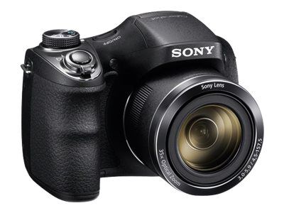 Borsa Fotocamera Nero per Sony Cybershot dsc-h200 dsc-h300 dsc-h400 