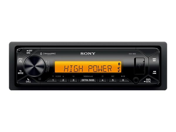Sony DSX-M80 - marine - digital receiver - in-dash unit - Single-DINSony DSX-M80 - marine - digital receiver - in-dash unit - Single-DIN, , hi-res