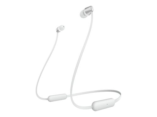 Sony WI-C310 - earphones with mic, White, hi-res