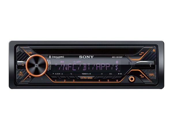 Sony MEX-XB120BT - car - CD receiver - in-dash unit - Single-DINSony MEX-XB120BT - car - CD receiver - in-dash unit - Single-DIN, , hi-res