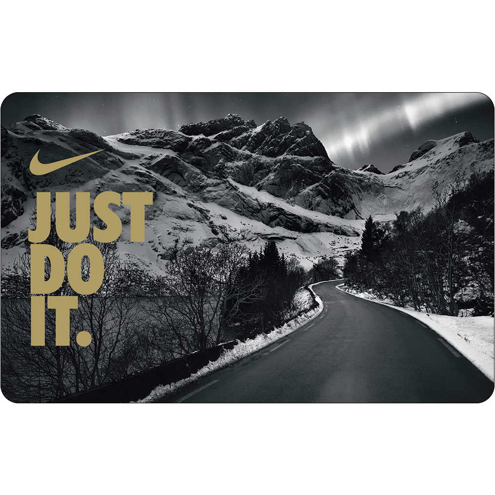 nike $105 value gift cards 2 x $50 and a bonus $5 card